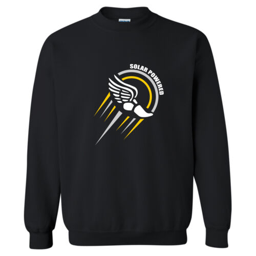 Heavy Blend Crewneck Sweatshirt w/ Back Name Option - White Thumbnail