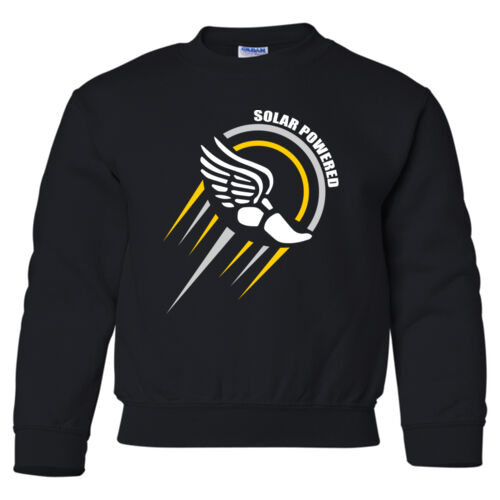 Heavy Blend Youth Crewneck Sweatshirt w/ Back Name Option - White Thumbnail